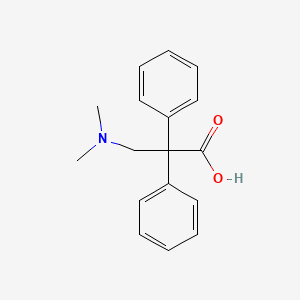 3-(Dimethylamino)-2,2-diphenylpropanoic acid - 5442-89-7