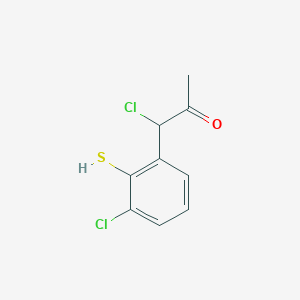 1-Chloro-1-(3-chloro-2-mercaptophenyl)propan-2-one - 