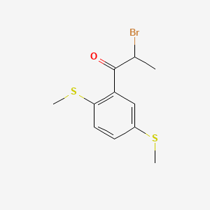 1-(2,5-Bis(methylthio)phenyl)-2-bromopropan-1-one - 
