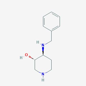 (3S,4S)-4-(Benzylamino)piperidin-3-OL - 