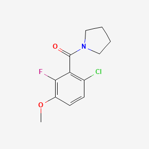 (6-Chloro-2-fluoro-3-methoxyphenyl)(pyrrolidin-1-yl)methanone - 