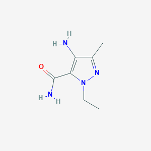 4-Amino-1-ethyl-3-methyl-1H-pyrazole-5-carboxamide - 89239-62-3