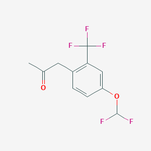 1-(4-(Difluoromethoxy)-2-(trifluoromethyl)phenyl)propan-2-one - 