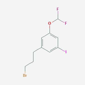 1-(3-Bromopropyl)-3-(difluoromethoxy)-5-iodobenzene - 