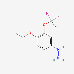 1-(4-Ethoxy-3-(trifluoromethoxy)phenyl)hydrazine - 