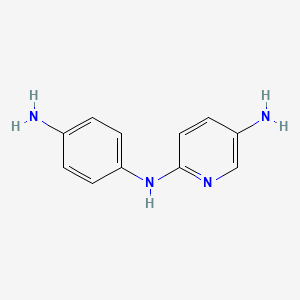 N2-(4-aminophenyl)pyridine-2,5-diamine - 