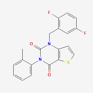 1-(2,5-difluorobenzyl)-3-(2-methylphenyl)thieno[3,2-d]pyrimidine-2,4(1H,3H)-dione - 