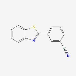 3-(1,3-Benzothiazol-2-yl)benzonitrile - 67362-99-6