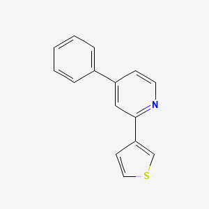 4-Phenyl-2-(thiophen-3-yl)pyridine - 