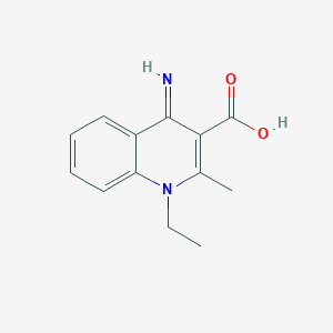 1-Ethyl-4-imino-2-methyl-1,4-dihydroquinoline-3-carboxylic acid - 922499-35-2