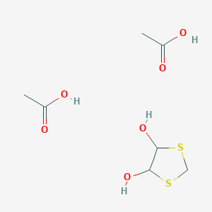 Acetic acid;1,3-dithiolane-4,5-diol - 807363-79-7