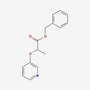 Benzyl 2-[(pyridin-3-yl)oxy]propanoate - 922502-03-2