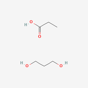 Propane-1,3-diol;propanoic acid - 155299-59-5