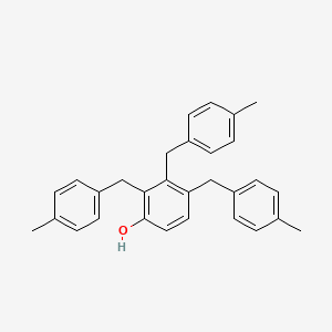 2,3,4-Tris[(4-methylphenyl)methyl]phenol - 96210-45-6