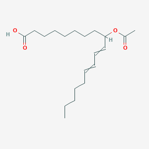 9-(Acetyloxy)octadeca-10,12-dienoic acid - 112204-48-5