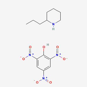 2-Propylpiperidine;2,4,6-trinitrophenol - 88382-09-6