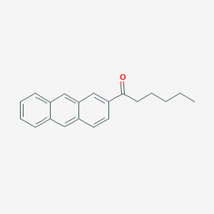 1-(Anthracen-2-YL)hexan-1-one - 62315-57-5