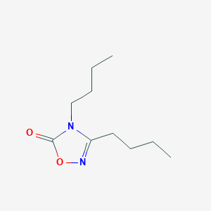 1,2,4-Oxadiazol-5(4H)-one, 3,4-dibutyl- - 62626-54-4