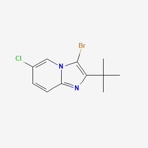 3-Bromo-2-tert-butyl-6-chloro-imidazo[1,2-a]pyridine - 904813-68-9