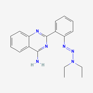 2-{2-[(1e)-3,3-Diethyltriaz-1-en-1-yl]phenyl}quinazolin-4-amine - 52698-03-0
