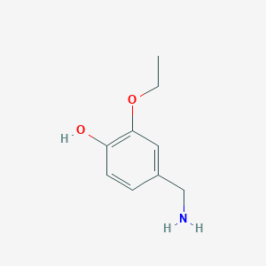 4-(Aminomethyl)-2-ethoxyphenol - 90643-06-4