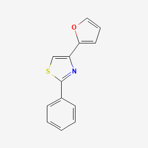 4-(Furan-2-yl)-2-phenyl-1,3-thiazole - 21036-63-5