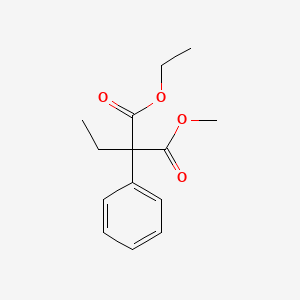 Ethyl methyl ethyl(phenyl)propanedioate - 596-33-8