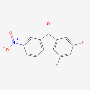 2,4-Difluoro-7-nitrofluoren-9-one - 3127-59-1