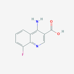 4-Amino-8-fluoroquinoline-3-carboxylic acid - 476683-65-5