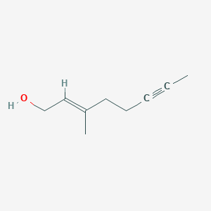 (E)-3-methyloct-2-en-6-yn-1-ol - 