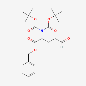 Benzyl N,N-bis(tert-butoxycarbonyl)-5-oxo-L-norvalinate - 
