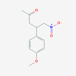 4-(4-Methoxyphenyl)-5-nitropentan-2-one - 1574-87-4