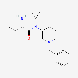 2-Amino-N-((S)-1-benzylpiperidin-3-yl)-N-cyclopropyl-3-methylbutanamide - 