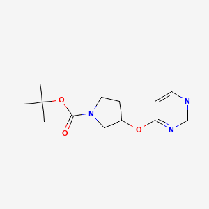 Tert-butyl 3-(pyrimidin-4-yloxy)pyrrolidine-1-carboxylate - 