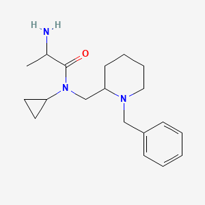 2-Amino-N-(((S)-1-benzylpiperidin-2-yl)methyl)-N-cyclopropylpropanamide - 