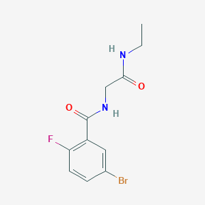 5-Bromo-N-(2-(ethylamino)-2-oxoethyl)-2-fluorobenzamide - 