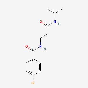 4-Bromo-N-(3-(isopropylamino)-3-oxopropyl)benzamide - 
