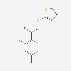 2-((1,3,4-Thiadiazol-2-yl)thio)-1-(2,4-dimethylphenyl)ethan-1-one - 