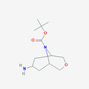 Tert-butyl 7-amino-3-oxa-9-azabicyclo[3.3.1]nonane-9-carboxylate - 1250991-27-5