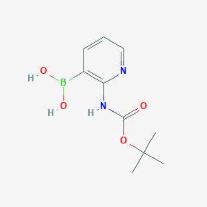 (2-[(tert-Butoxycarbonyl)amino]pyridin-3-yl)boronic acid - 863753-35-9