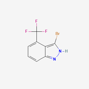 3-Bromo-4-(trifluoromethyl)-1H-indazole - 1000342-21-1