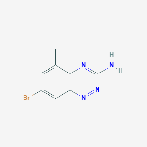 7-Bromo-5-methylbenzo[e][1,2,4]triazin-3-amine - 867330-26-5