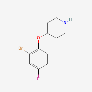 4-(2-Bromo-4-fluorophenoxy)piperidine - 647014-45-7