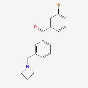 3-Azetidinomethyl-3'-bromobenzophenone - 898771-57-8