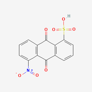 1-Anthracenesulfonic acid, 9,10-dihydro-5-nitro-9,10-dioxo- - 82-50-8