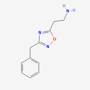 2-(3-Benzyl-1,2,4-oxadiazol-5-yl)ethanamine - 915919-89-0