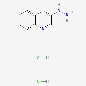 QUINOLIN-3-YL-HYDRAZINE DIHYDROCHLORIDE - 61621-35-0