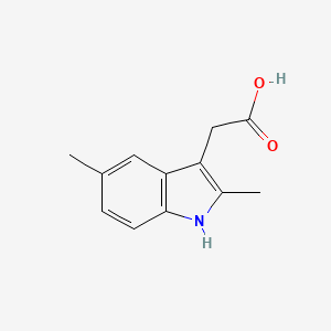 (2,5-dimethyl-1H-indol-3-yl)acetic acid - 5435-40-5