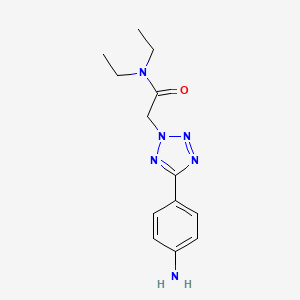 2-[5-(4-Amino-phenyl)-tetrazol-2-yl]-N,N-diethyl-acetamide - 436092-91-0