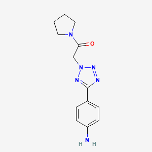 2-[5-(4-Amino-phenyl)-tetrazol-2-yl]-1-pyrrolidin-1-yl-ethanone - 436092-94-3